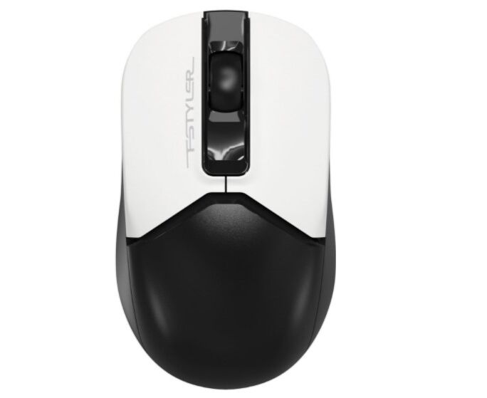 Мышь A4 Tech Fstyler FG12 Panda белый/черный