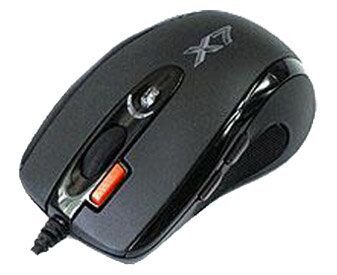 Мышь A4 Tech X-710 MK Black, 2000dpi, 6but, USB, оптическая