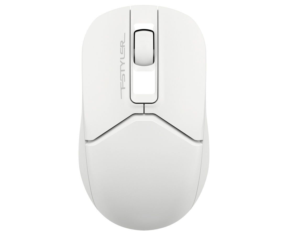 Мышь A4 Tech Fstyler FB12 белый оптич. 1200dpi беспров. BT/Radio USB 3but (FB12 WHITE)