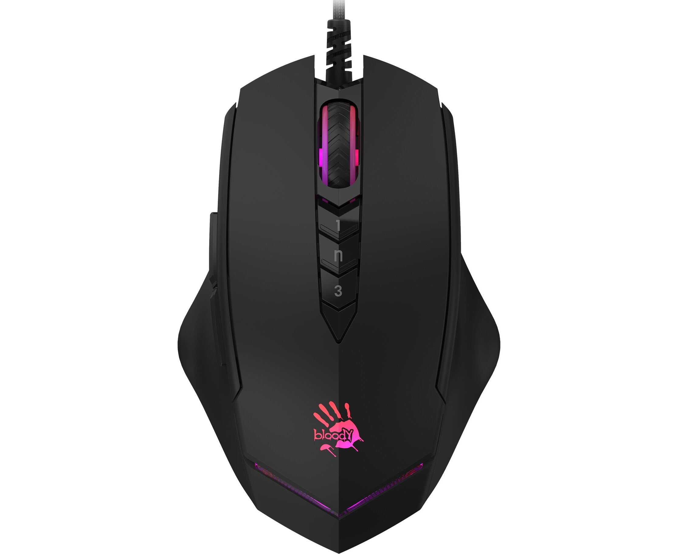 Мышь A4 Tech Bloody V8 M Max черный оптическая (12000dpi) USB (8but)