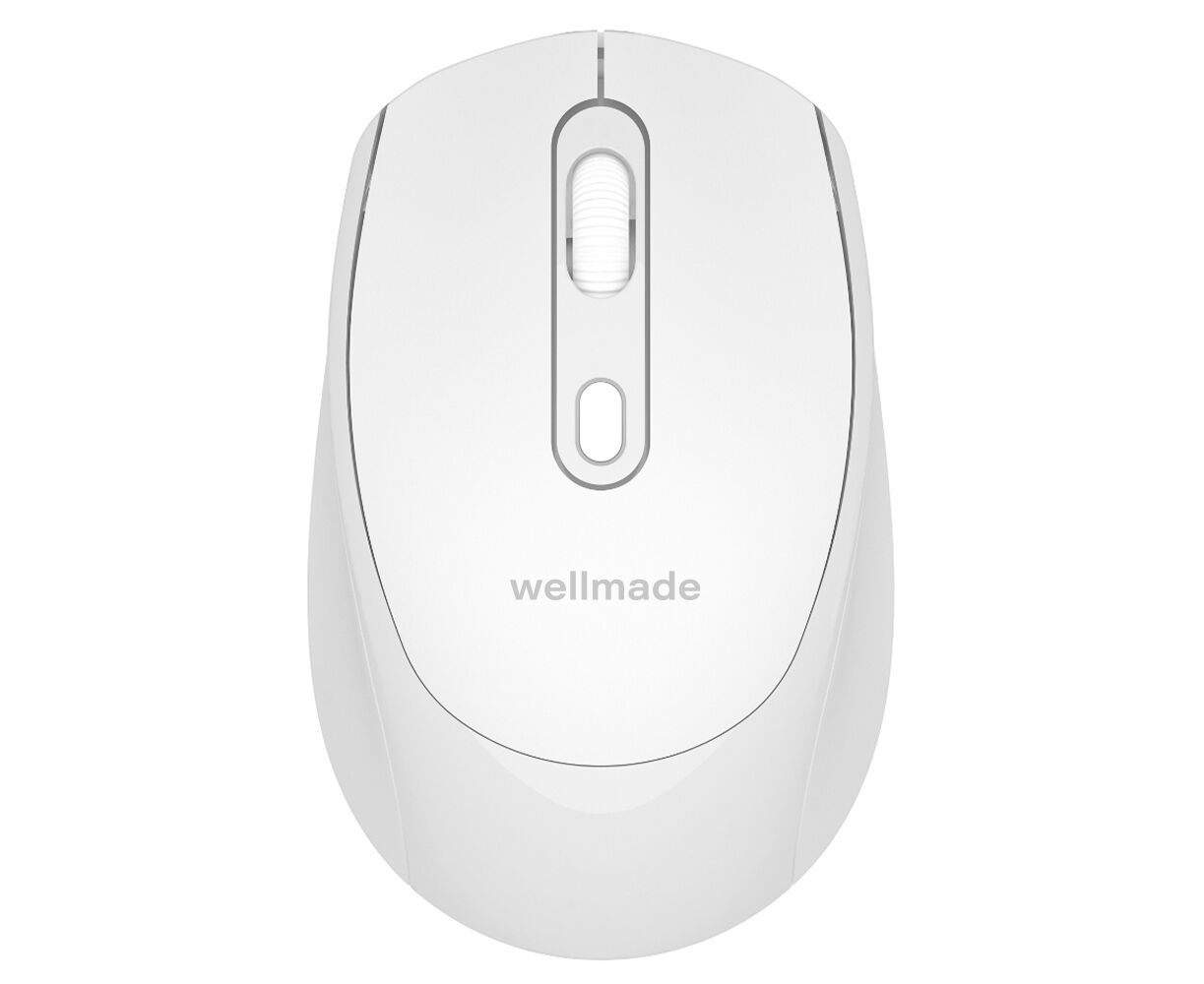 Мышь оптическая беспроводная WELLMADE M03 белая