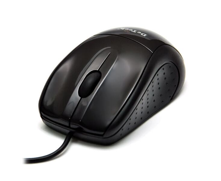 Мышь De Tech DE-2061 Shiny Black/Red