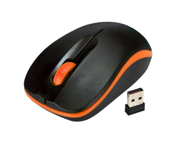 Беспроводная мышь:De Tech DE-7097 W Black/orange