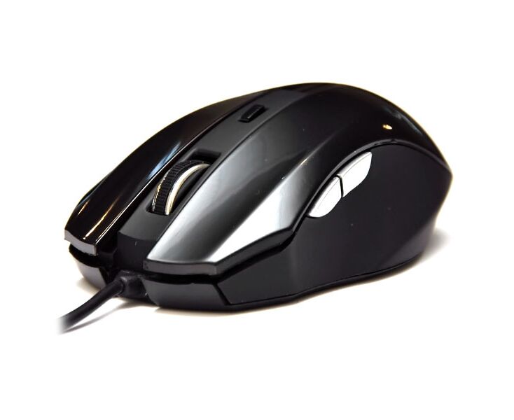 Мышь De Tech DE-5040 G Rubber&Shiny Black