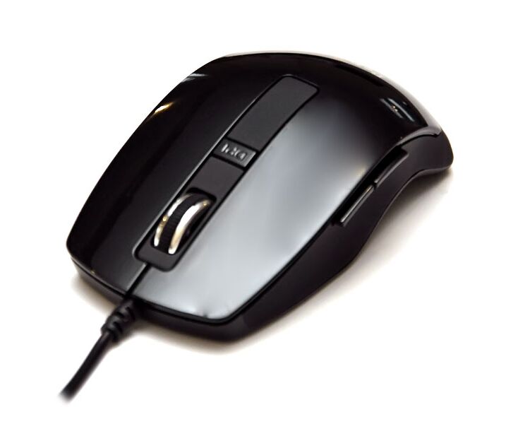 Мышь De Tech DE-5088 G Rubber&Shiny Gray