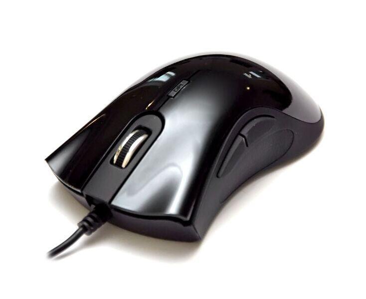 Мышь De Tech DE-5057 G Rubber&Shiny Black