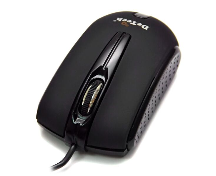 De Tech BT-2076 Rubber&Shiny Black