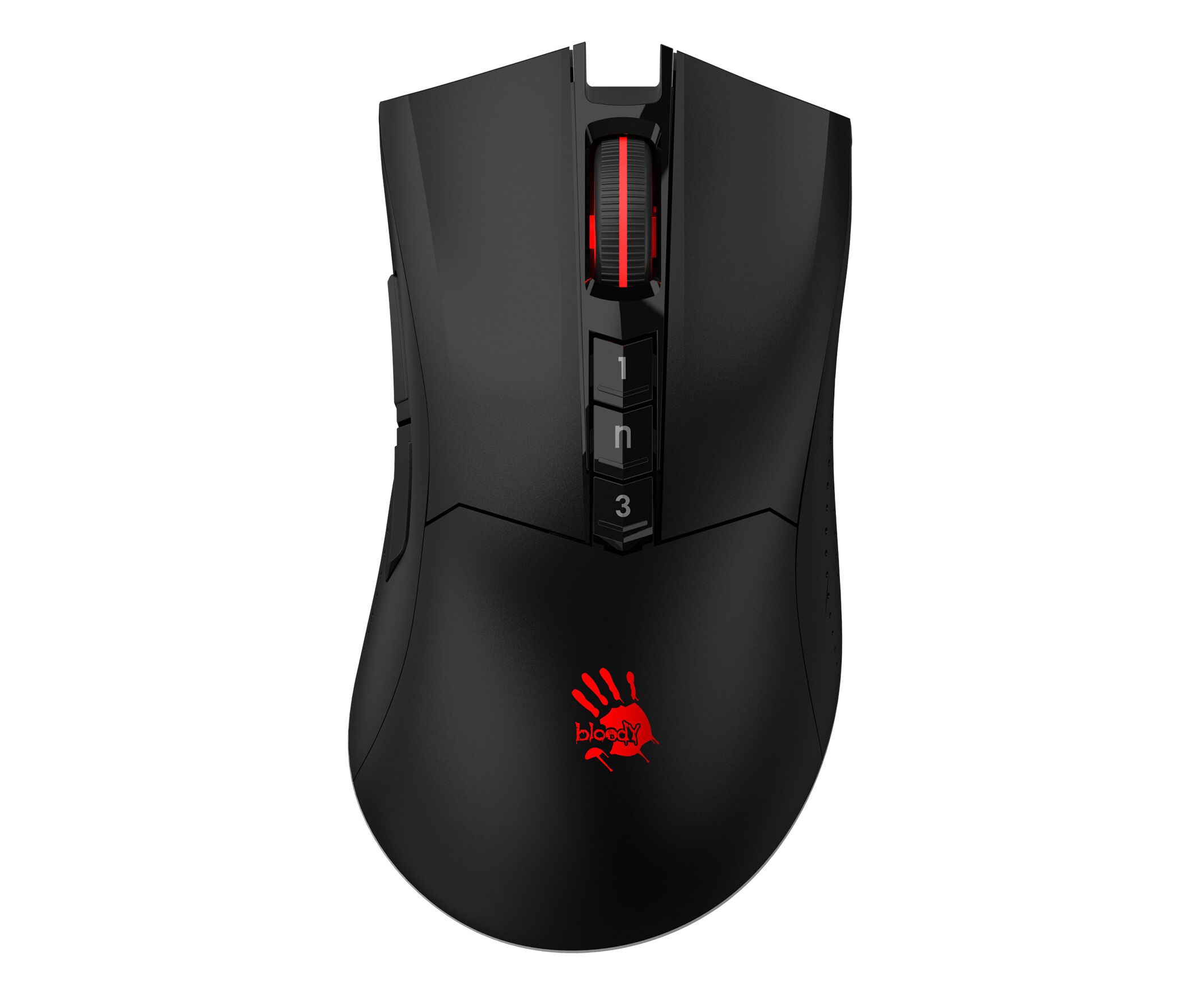 Мышь A4 Tech Bloody R90 Plus черный оптич. 5000dpi беспров. USB 7but