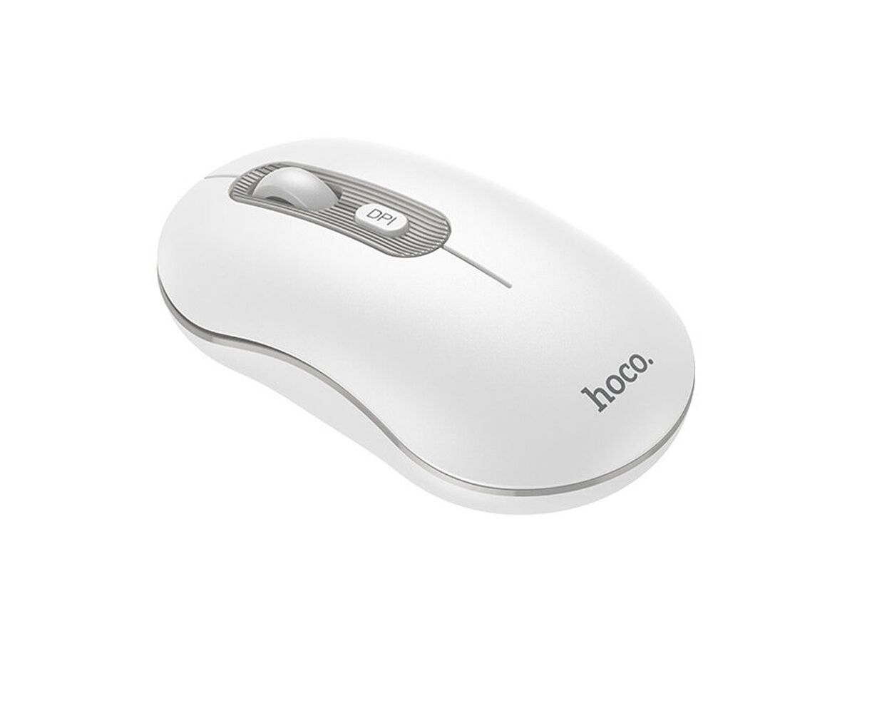 Мышь HOCO GM21 Platinum 2.4 G business wireless mouse (бело-серый)
