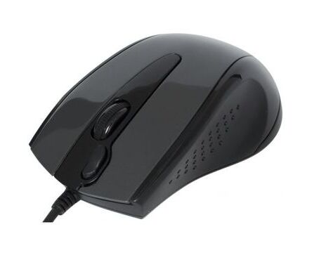 Мышь A4 Tech N-500 F V-TRACK серый глянец/черный