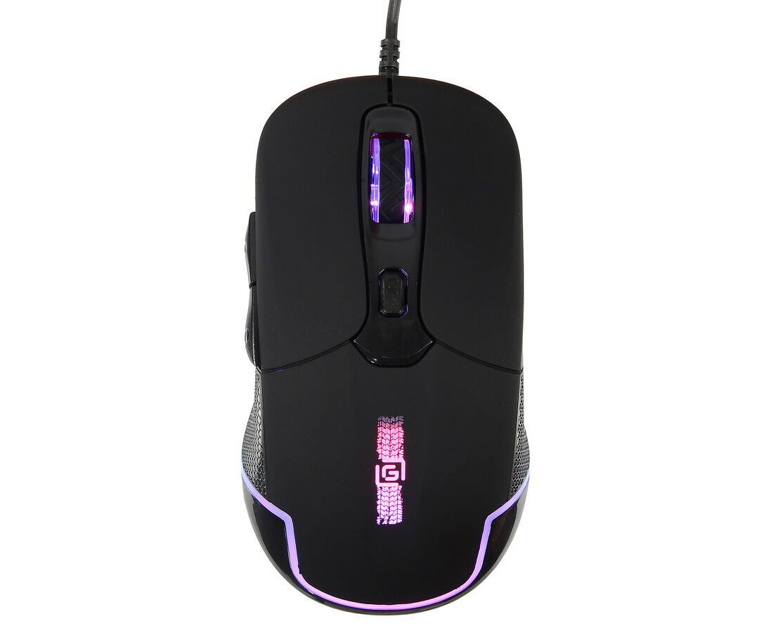 Мышь Oklick 965 G черный (2400dpi) USB (6but)