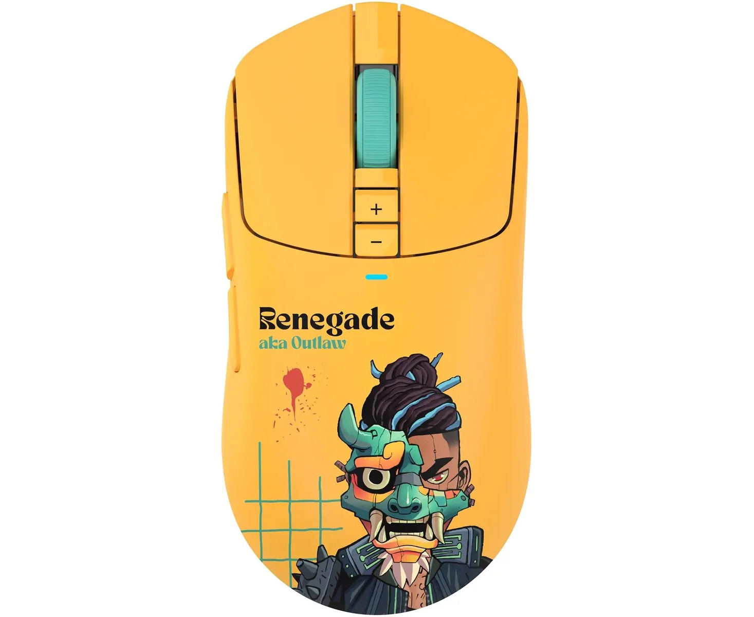 Мышь A4 Tech Bloody R72 Ultra Duo Renegade Sunset желтый/рисунок оптич. 20000dpi беспров. USB/USB-C 6 R72 ULTRA DUO