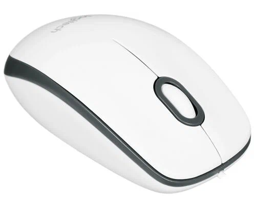 Мышь LOGITECH M100 R (910-005007) USB White