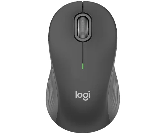 Мышь беспроводная Logitech M550 (910-007190) темно-серый/серый (4000dpi) BT/Radio USB (3but)