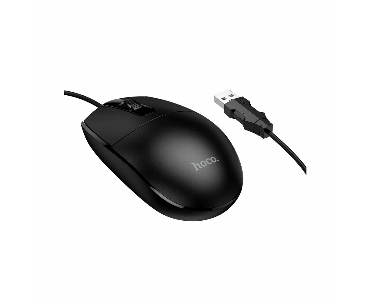 Мышь HOCO GM50 League business wired mouse (черный)