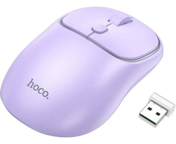 Мышь HOCO GM25 Royal dual-mode business wireless mouse (фиолетовый)