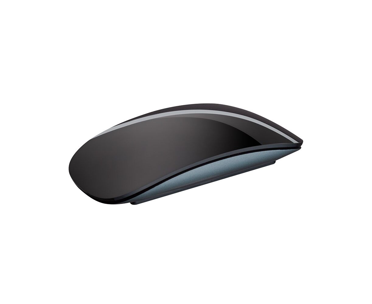Мышь беспроводная Air Mouse для MAC, Windows, алюминий, черный, Deppa