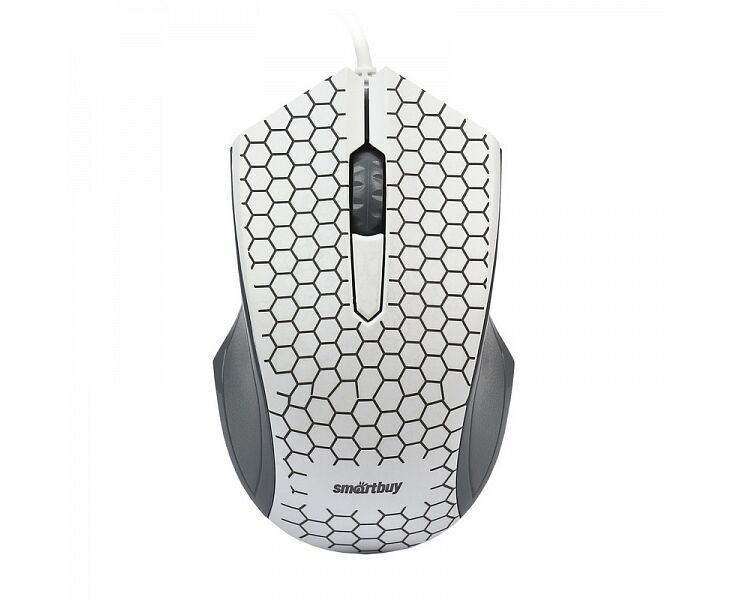 Мышь проводная с подсветкой Smartbuy ONE 334 белая (SBM-334-W)