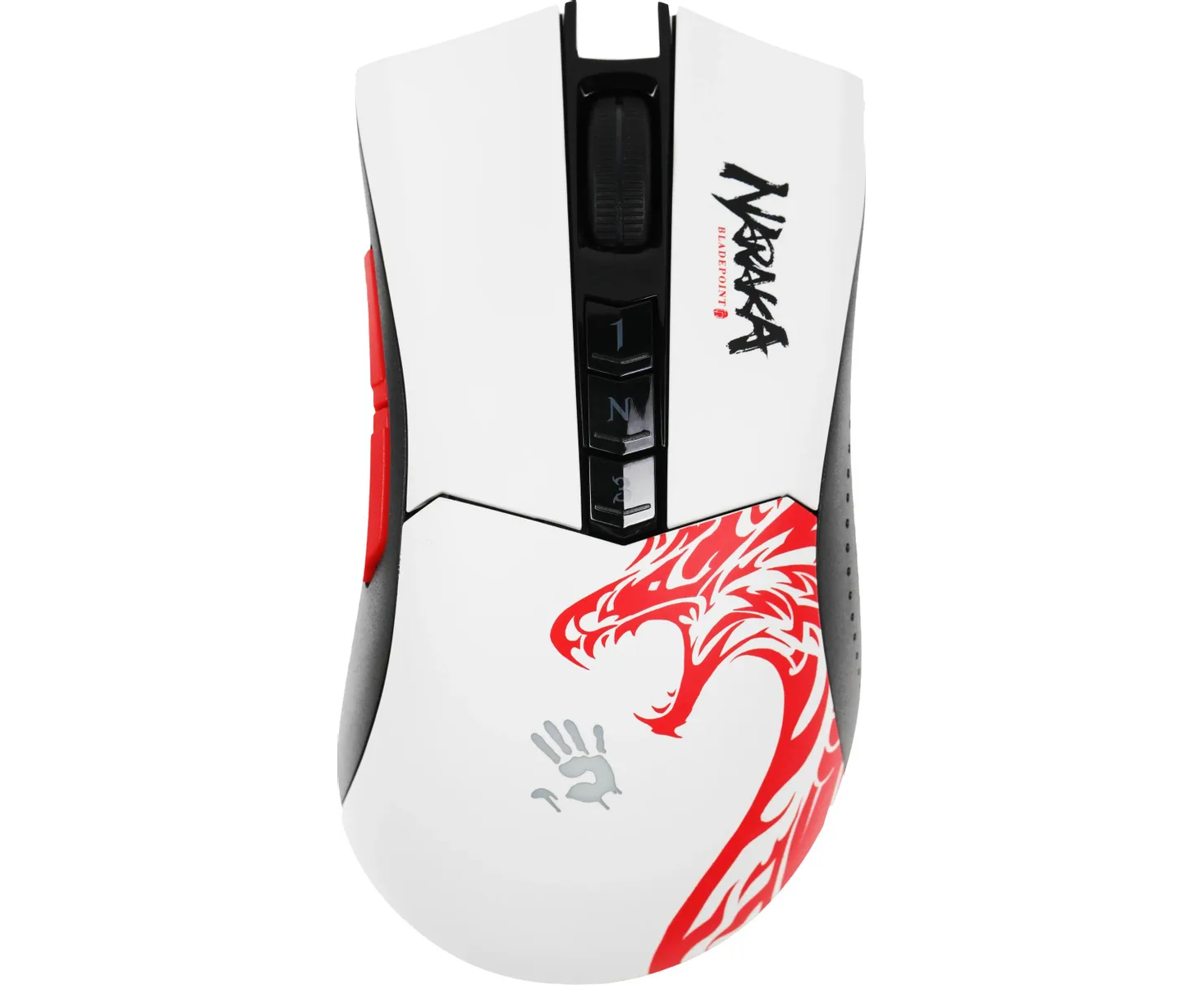 Мышь A4 Tech Bloody R90 Plus белый оптич. 5000dpi беспров. USB 7but (R90 PLUS GREUISH WHITE)