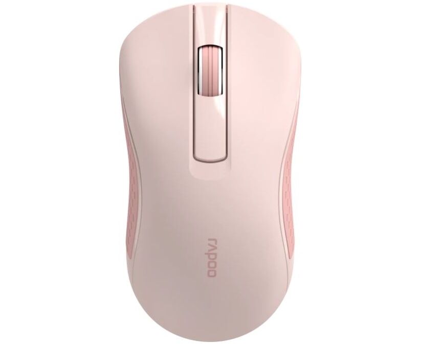 Мышь беспроводная RAPOO B20 Silent розовый