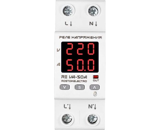 Реле напряжения RE VA-50 A