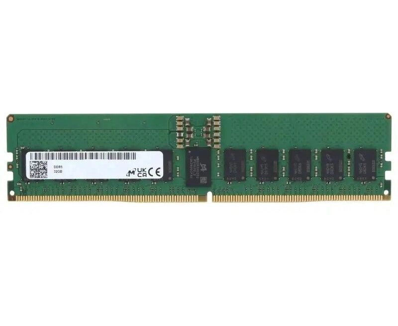 ОЗУ Crucial MTC20 F2085 S1 RC64 BD2 32 ГБ DDR5 DIMM, ECC, registered, PC5-51200, CL52, 6400 МГц