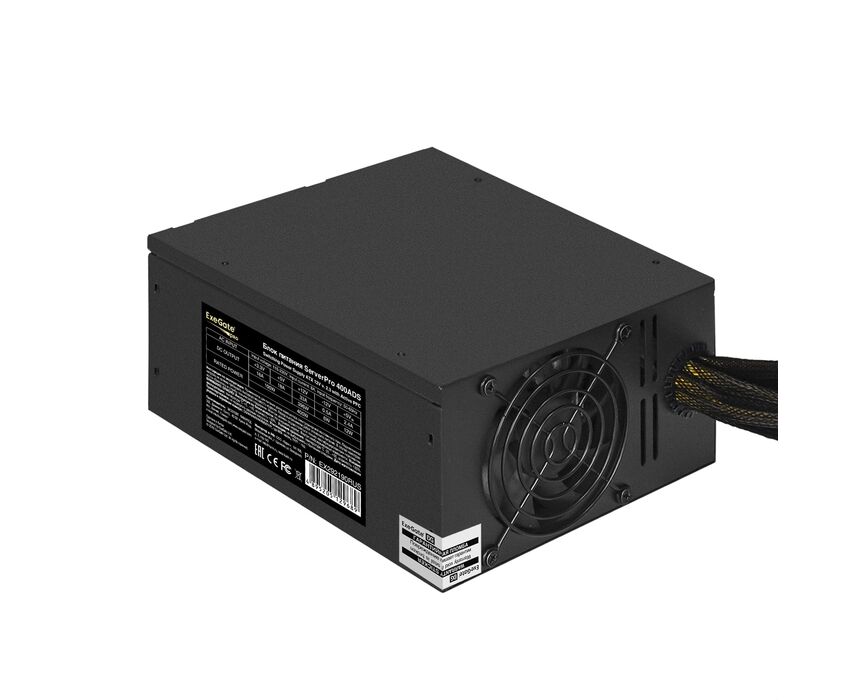 Блоки питания Exe Gate Server Pro-400 ADS EX292190 RUS 400 W ATX, APFC, КПД 82проц. (80 Plus), 2x8cm fans