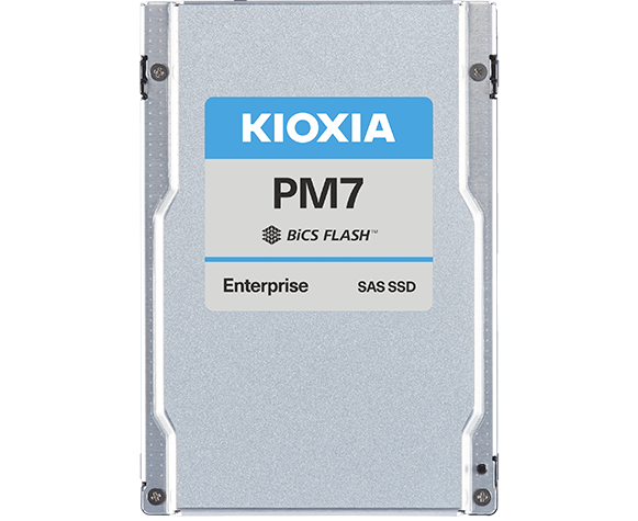 SSD Kioxia PM7-V KPM71 VUG1 T60, 1600 GB, 2.5" 15mm, SAS 24 G, TLC, R/W 4200/3400 MB/s, IO Ps 720 K/320 K