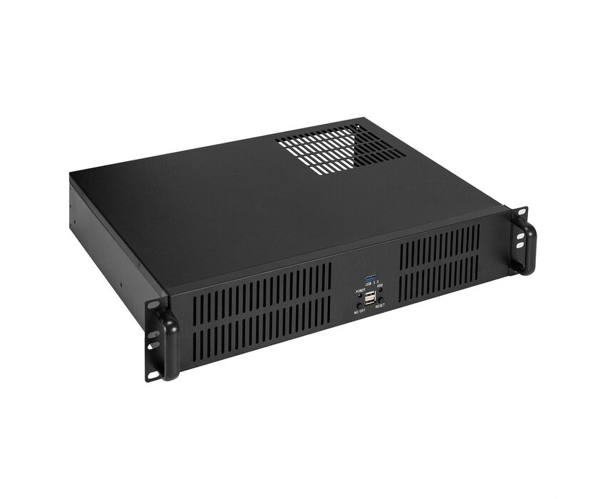 Корпус Exe Gate Pro 2 U350-33 EX297591 RUS (RM 19", высота 2 U, глубина 350, без БП, 2*USB+1* USB3.0)