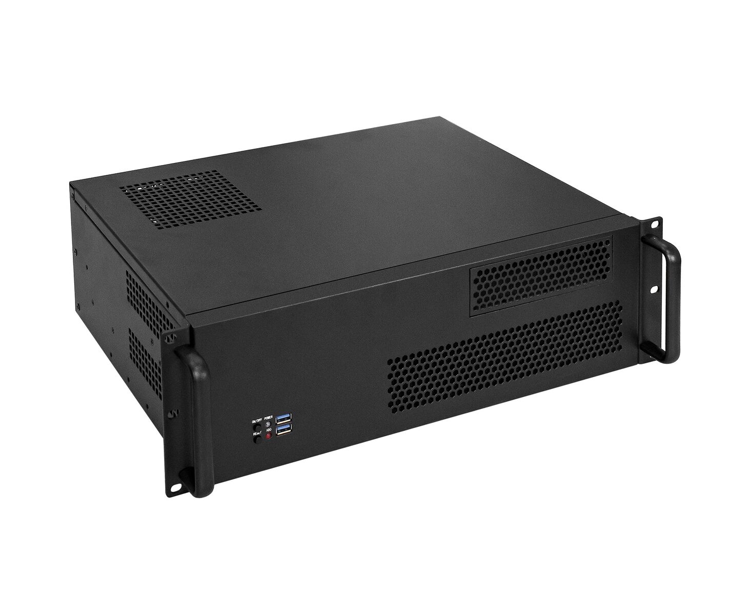 Корпус Exe Gate Pro 3 U330-02 EX293672 RUS RM 19", высота 3 U, глубина 330, БП 1100 PPH-SE 80 Plus Bronze, USB