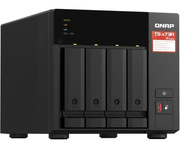 Сетевое хранилище NAS Qnap TS-473 A-8 G 4-bay настольный Ryzen V1500 B