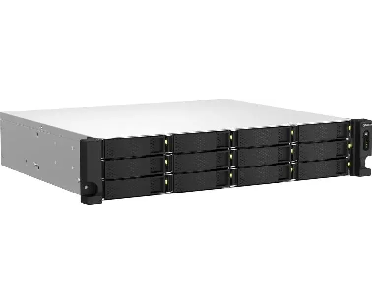 Сетевое хранилище NAS Qnap Original TS-1264 U-RP-8 G 12-bay стоечный Celeron N5095