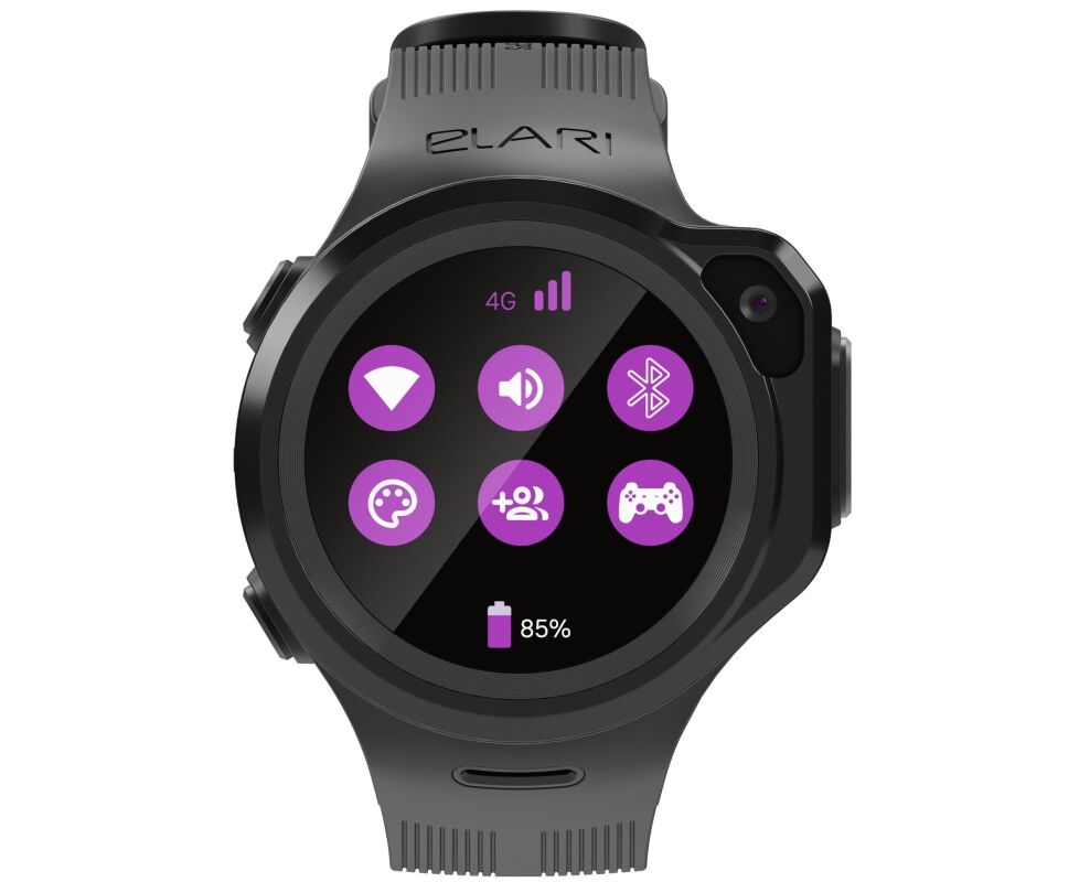 Smart-часы ELARI KP-4 GR-M-BLK 1.3" черный/черный