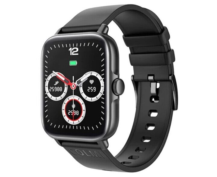 Smart-часы Colmi P28 Plus Black Frame Black Silicone Strap
