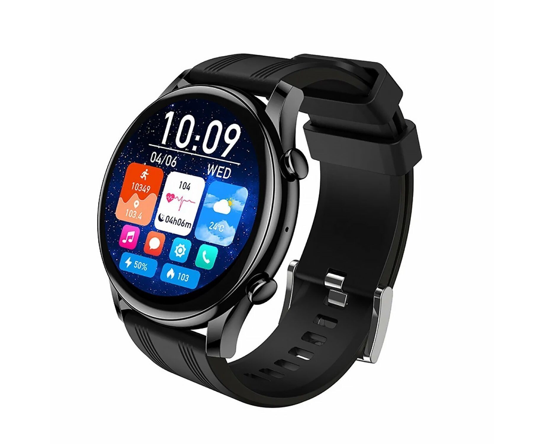 Смарт-часы Hoco Y38 AMOLED (call version) (black) (243900)