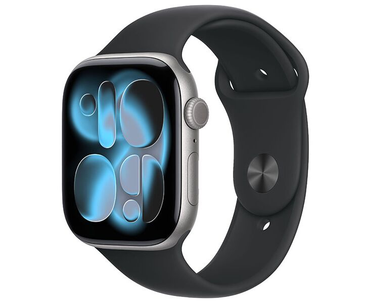 Smart-часы Apple Watch Series 11, 46мм черный/серый космос (MEV44 LW/A)