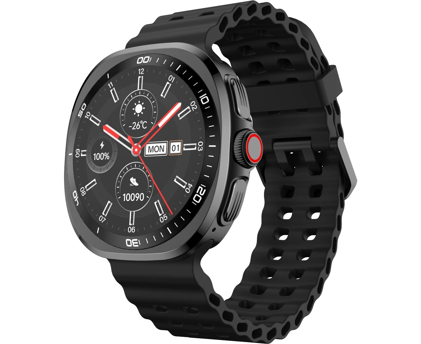 Smart-часы TECNO Watch Neo WN01 1.43" черный/черный