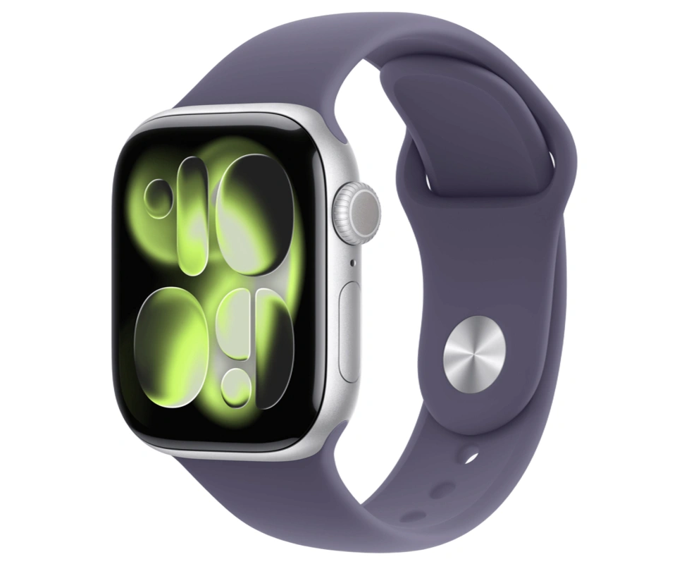 Smart-часы Apple Watch Series 11, 42мм фиолетовый/серебристый (MEU74 X/A)