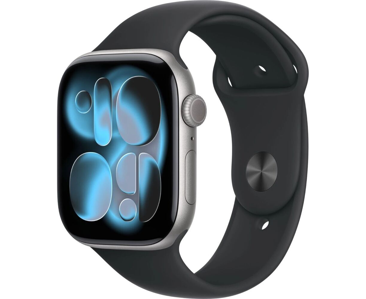 Smart-часы Apple Watch Series 11, 42мм черный/серый космос (MEQX4 LW/A)