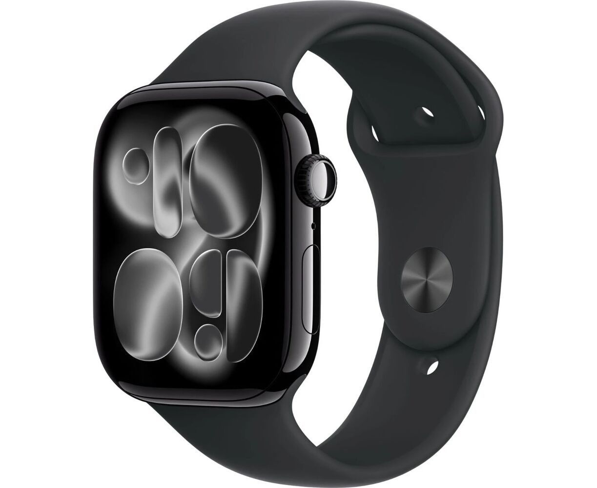 Smart-часы Apple Watch Series 11, 46мм черный/черный (MEUX4 AF/A)