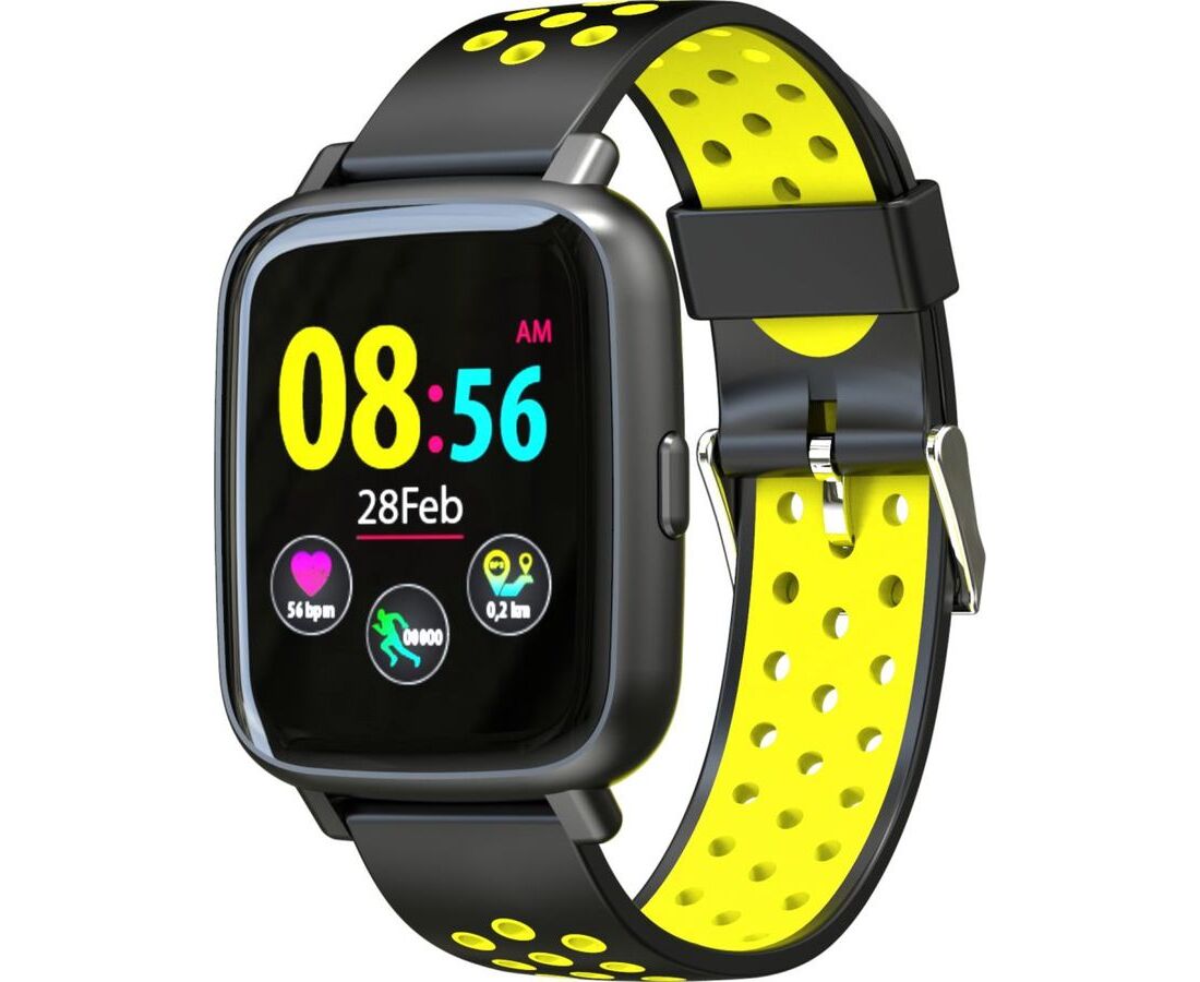 Смарт-часы Jet Sport SW-5 52мм 1.44" OLED черный (SW-5 Yellow)