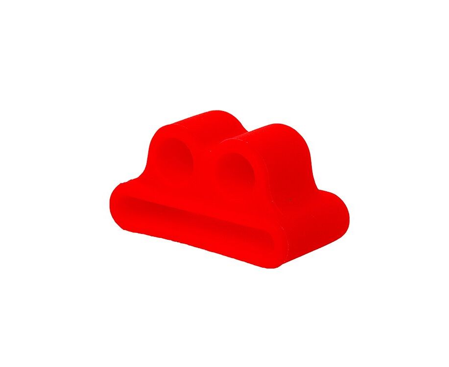 Держатель - силиконовый для наушников "Apple Air Pods" (red) (97762)