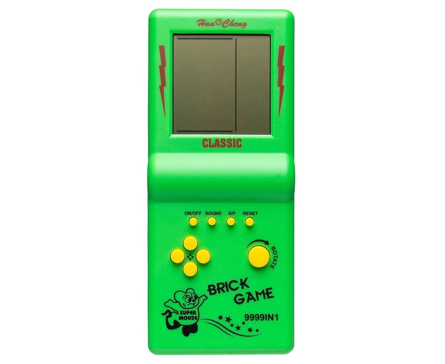 Игровая консоль - Tetris/Тетрис TT Block Game с большим экраном (green) (237372)
