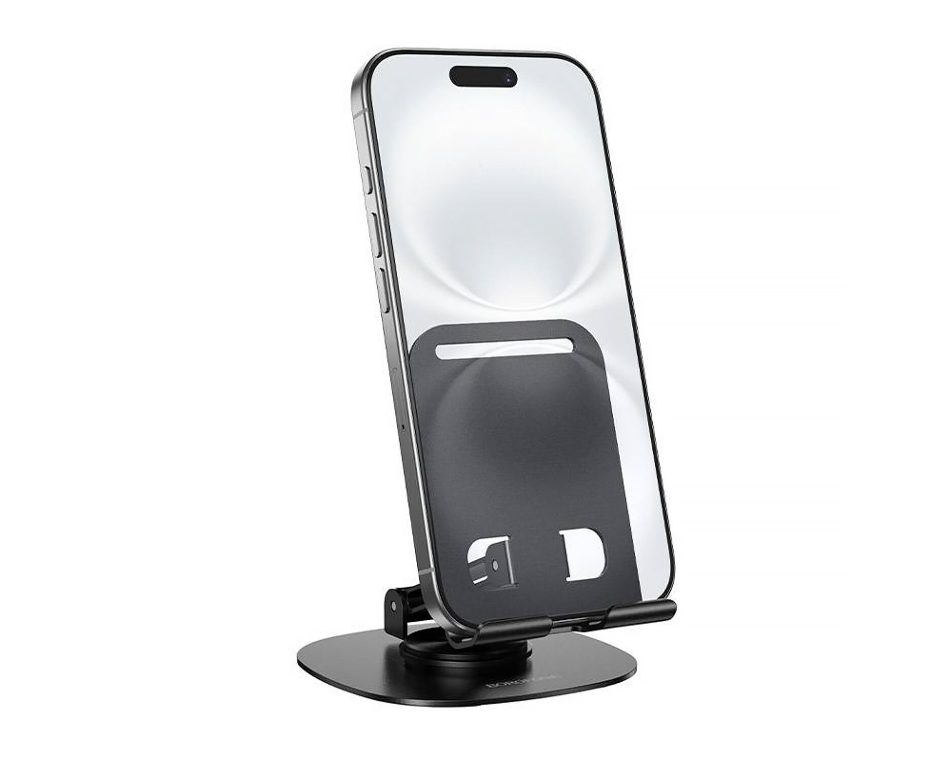 Держатель настольный Borofone BH138 Fit metal (black) (240974)
