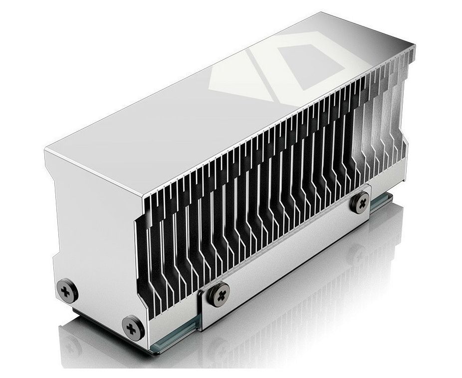 Радиатор для SSD ID-COOLING Zero M15 M.2 2280, алюминий+медь, серебристый (IDC ZERO M15)