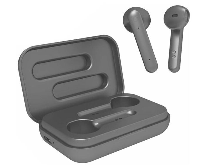 Беспроводные bluetooth-наушники Barn&Hollis с микрофоном (TWS) B&H-05, черные