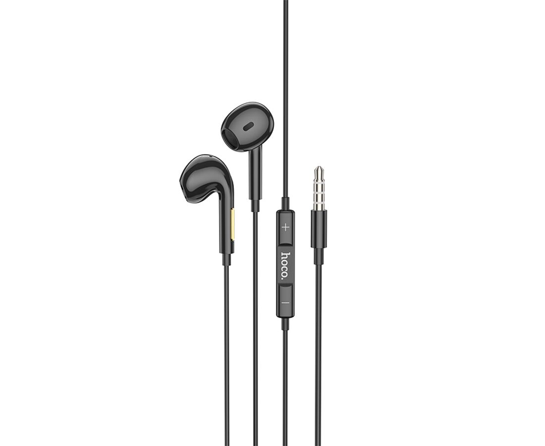 Проводные наушники HOCO M92 Plumelet, Jack 3.5mm, 1.2 м, черный