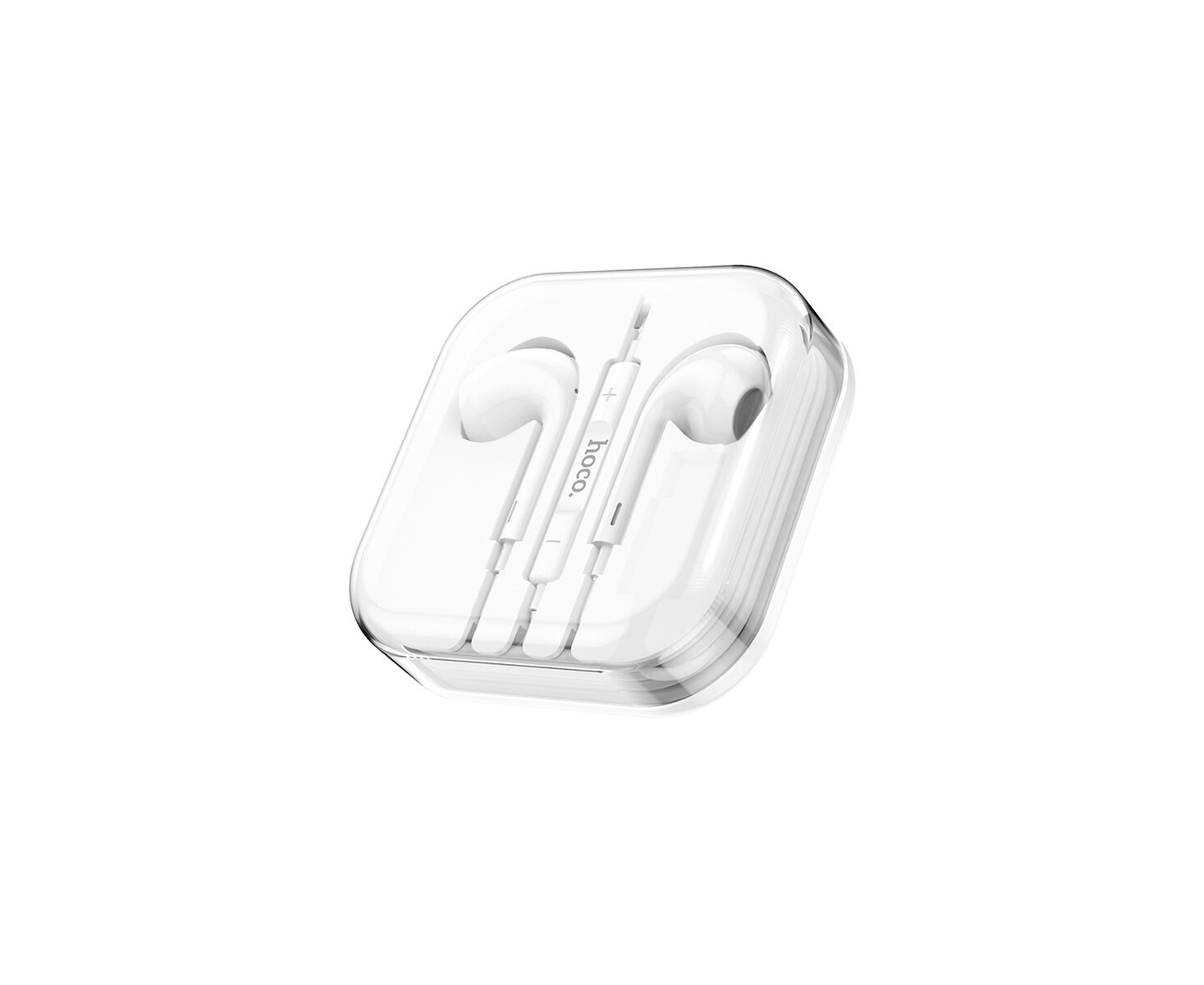 Наушники HOCO M1 Max crystal earphones with mic (белый)