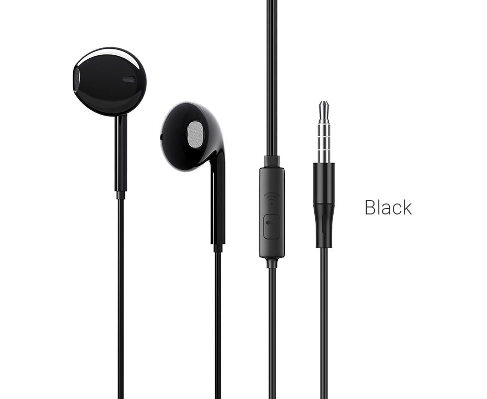 Наушники BOROFONE BM54 Maya universal earphones with microphone (чёрный)