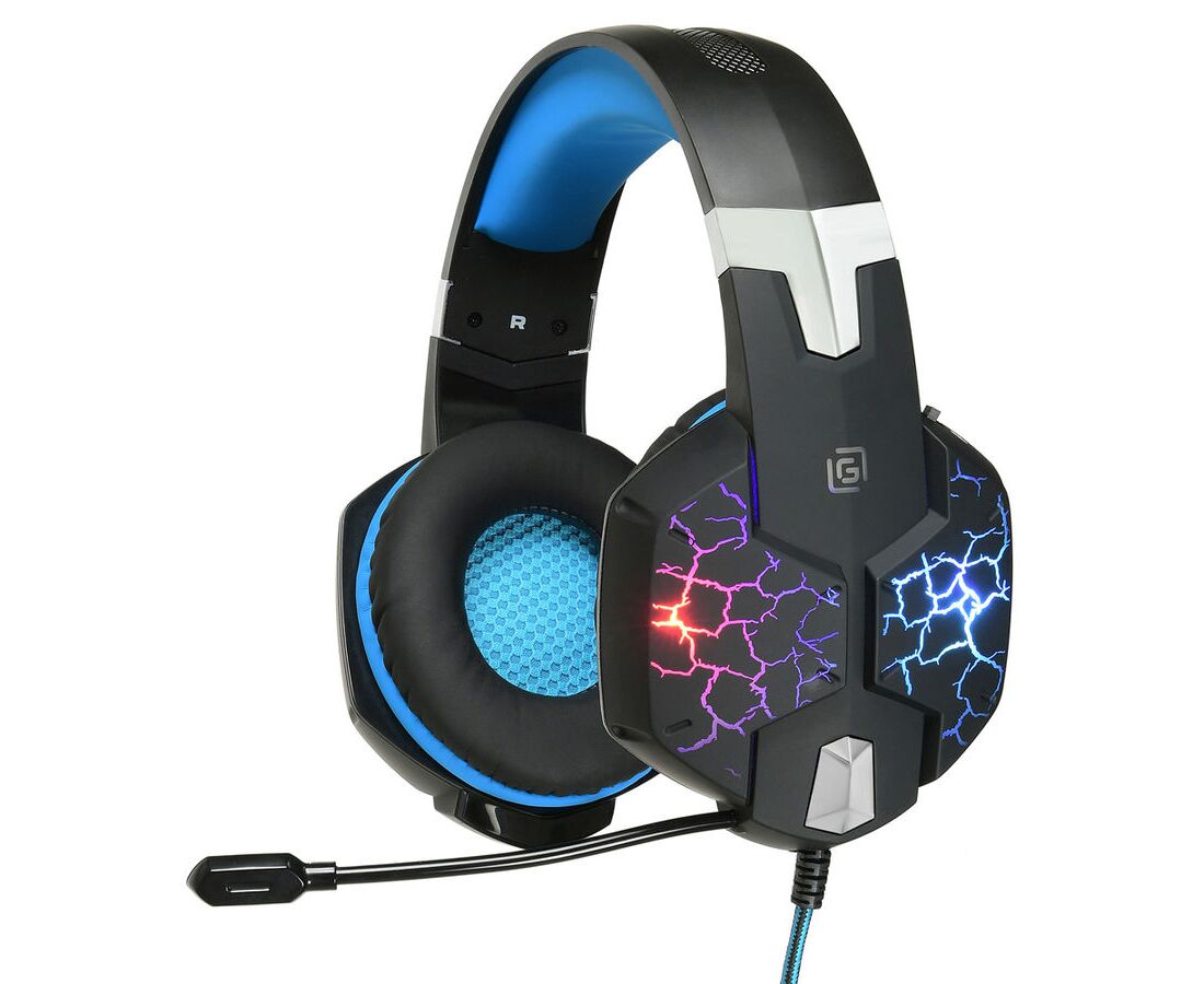 Наушники с микрофоном Oklick HS-L930 G Snorter черный/синий